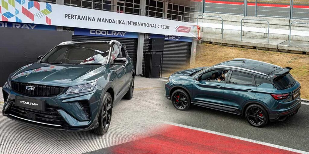 Geely Coolray Pamer Performa di Sirkuit Mandalika
